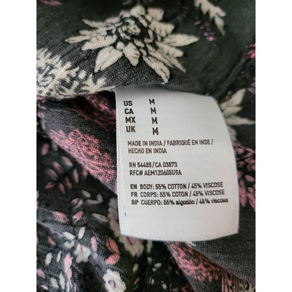 American Eagle Outfitters Womens Romper Playsuit Multicolor Floral Sleeveless M - Picture 6 of 6